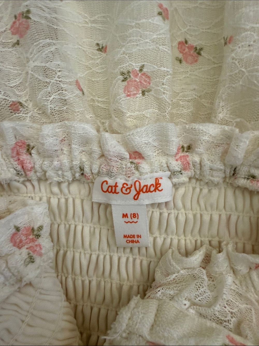 Cat & Jack 🐈 Floral Ruffle Sundress - Picture 3 of 3